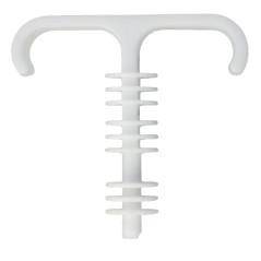 Uchwyt podwójny do przewodów płaskich 16mm